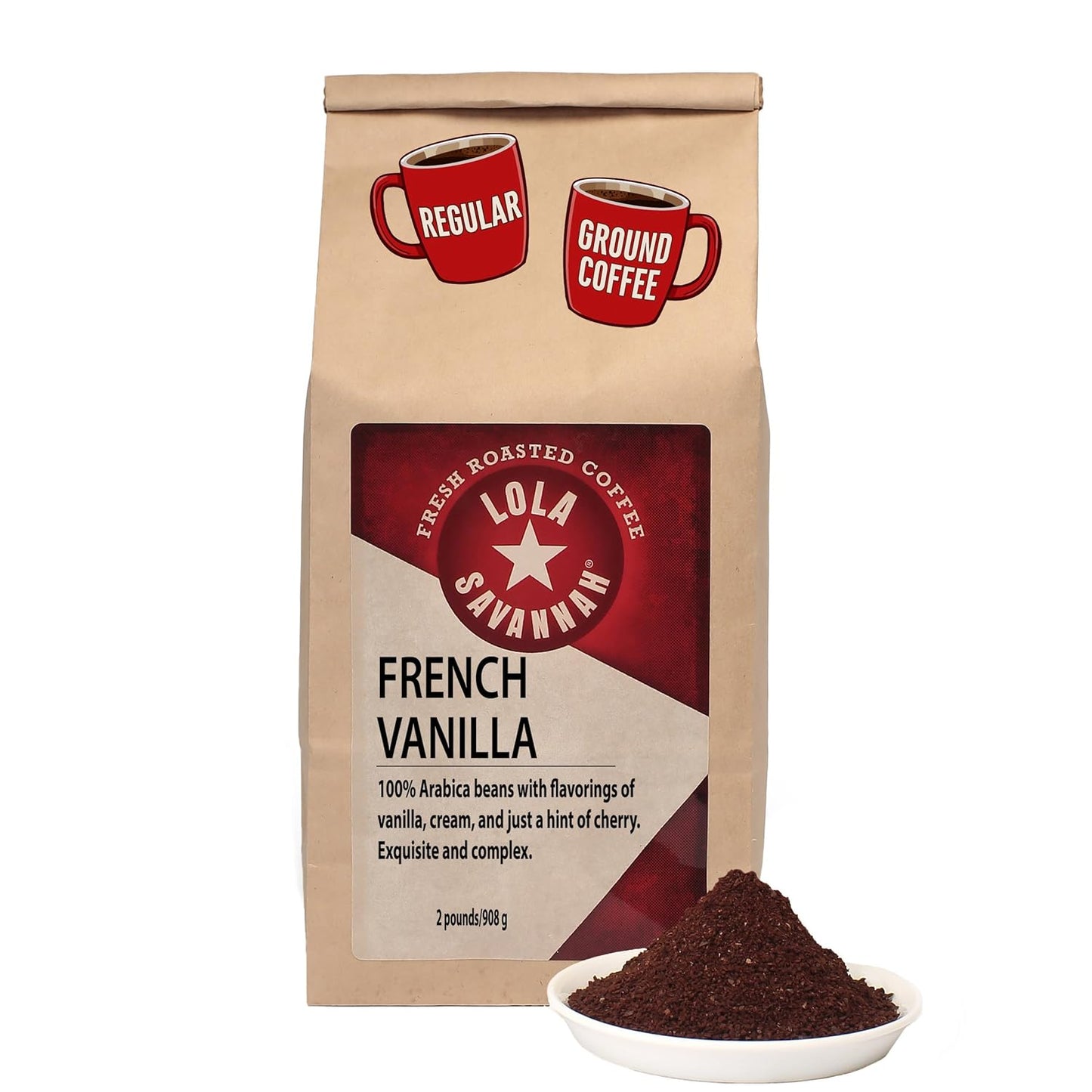 Lola Savannah French Vanilla Ground Coffee for a Perfect Brew