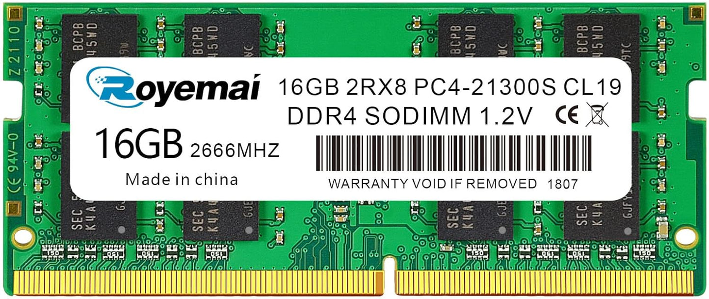 DDR4 16GB 2666MHz SODIMM RAM for Enhanced Laptop Performance