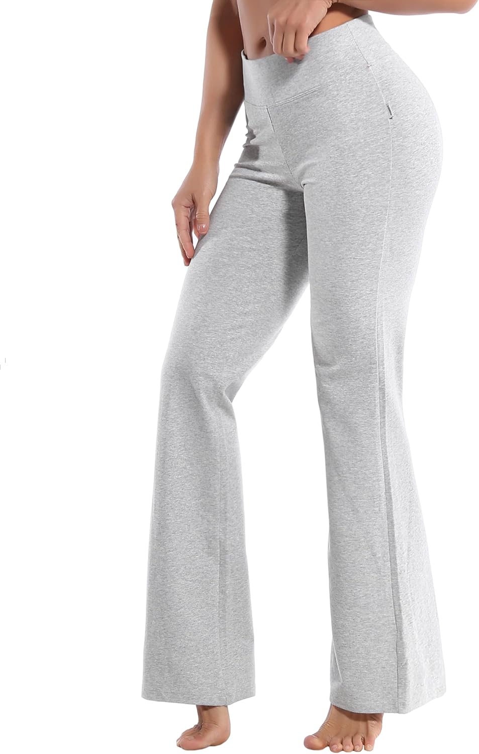 High Waist Bootcut Yoga Pants for Women - Flared Tummy Control