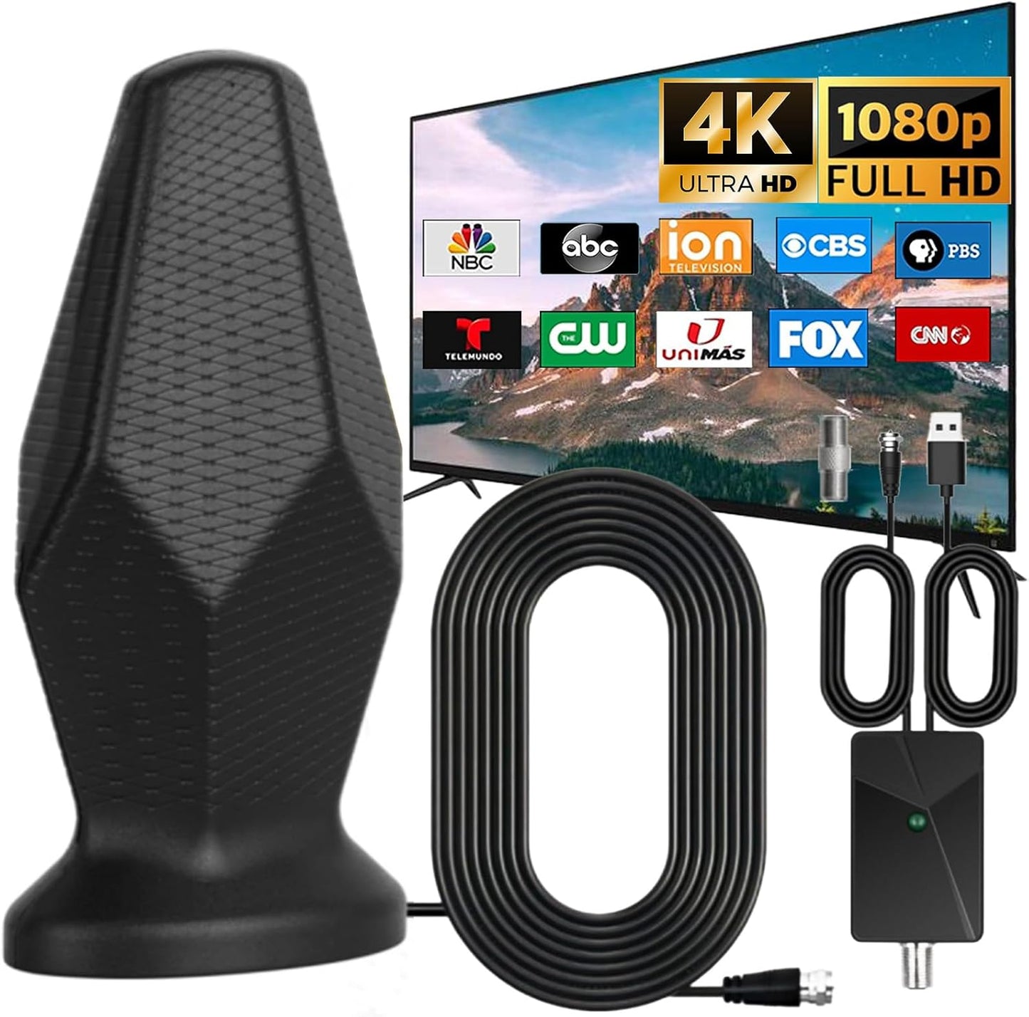 600+ Miles Long Range Smart TV Antenna