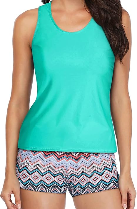 Yonique Tankini Swimsuits for Women 3 Piece Modest Swimwear