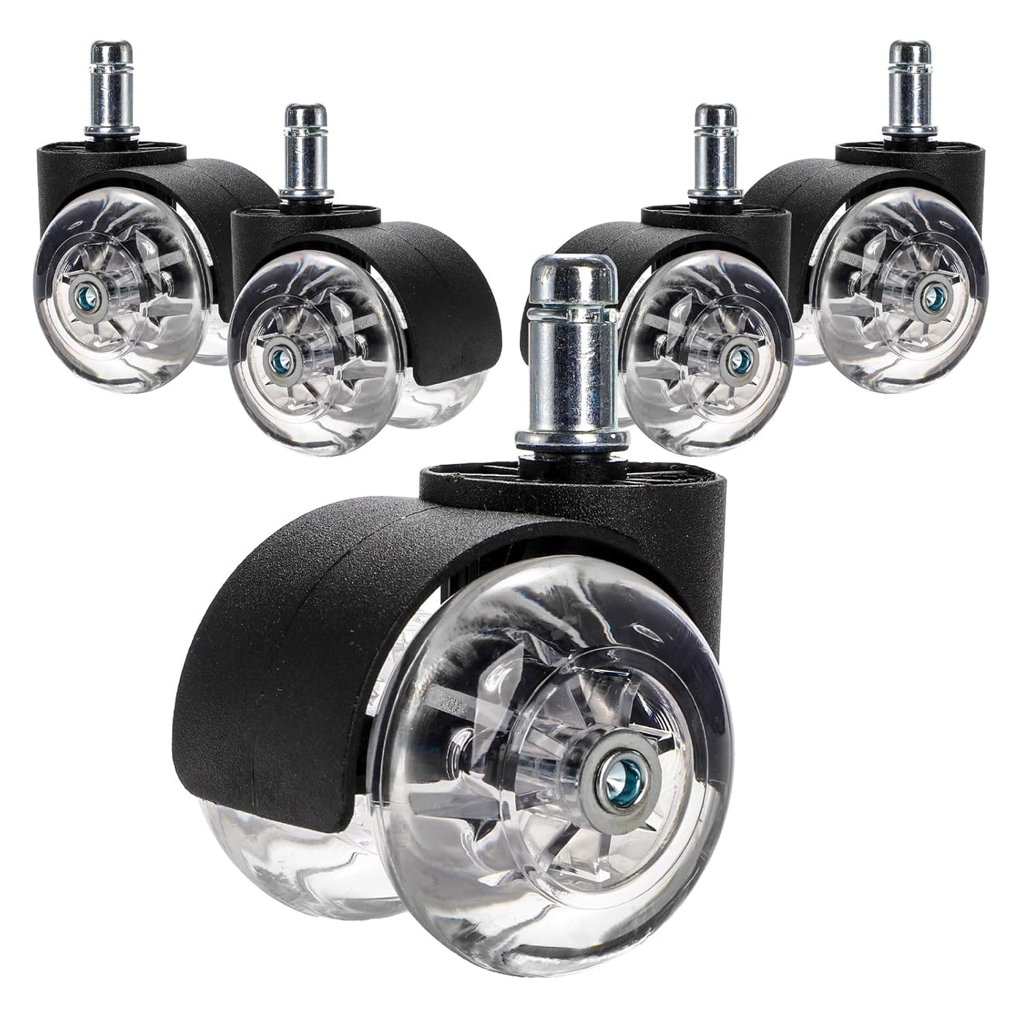 Silent Smooth 2 Chair Caster Wheels