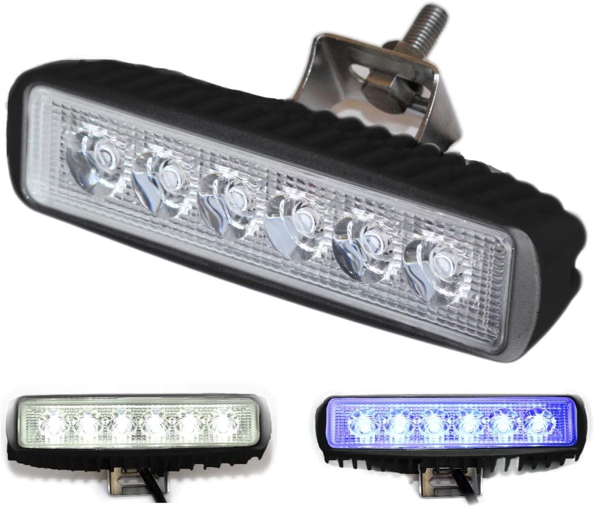 Wave One Marine Dual Color LED Boat Spreader Light for Deck