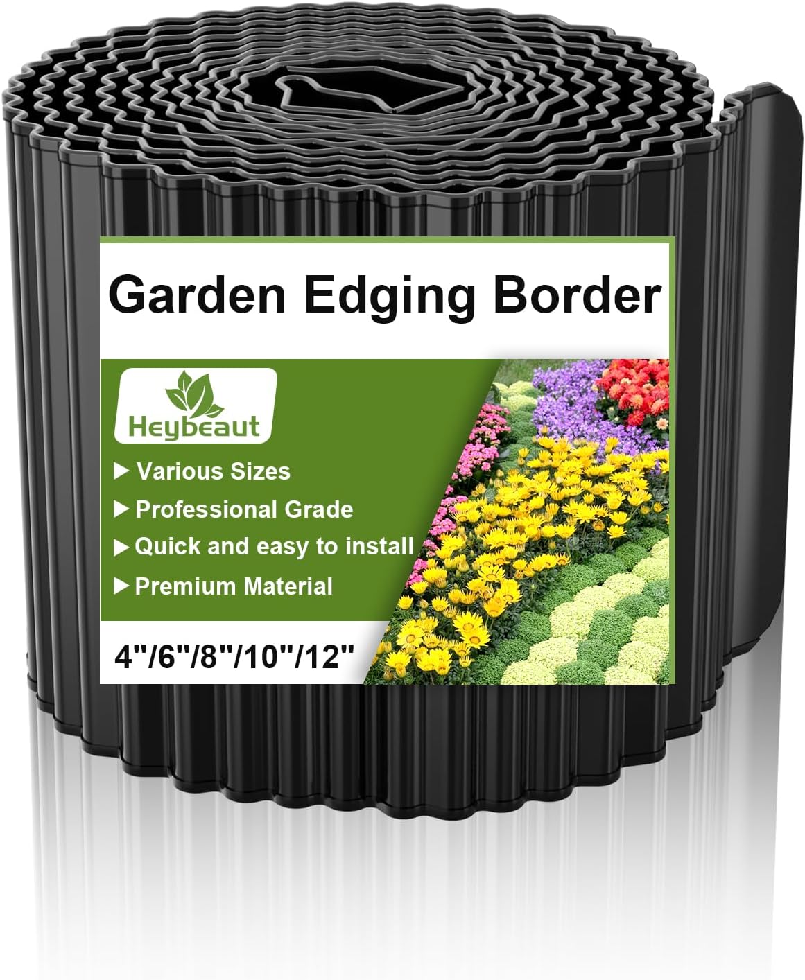 Corrugated Metal Garden Edging - Durable Steel Border for DIY