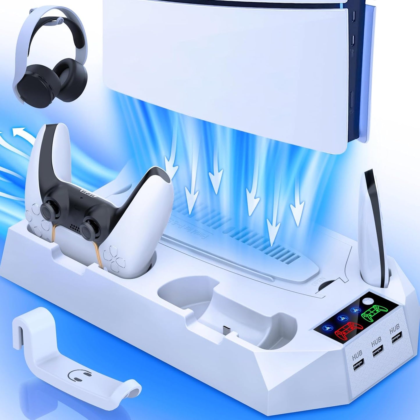 PS5 Cooling Station - Stay Cool & Organized!