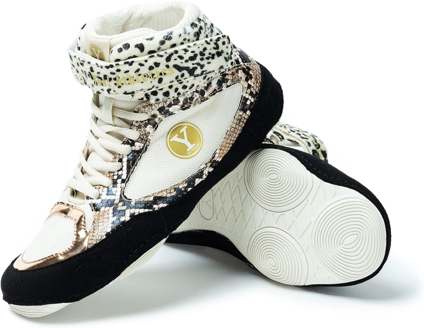 Leopard Printed Lightweight Wrestling Shoes for Women