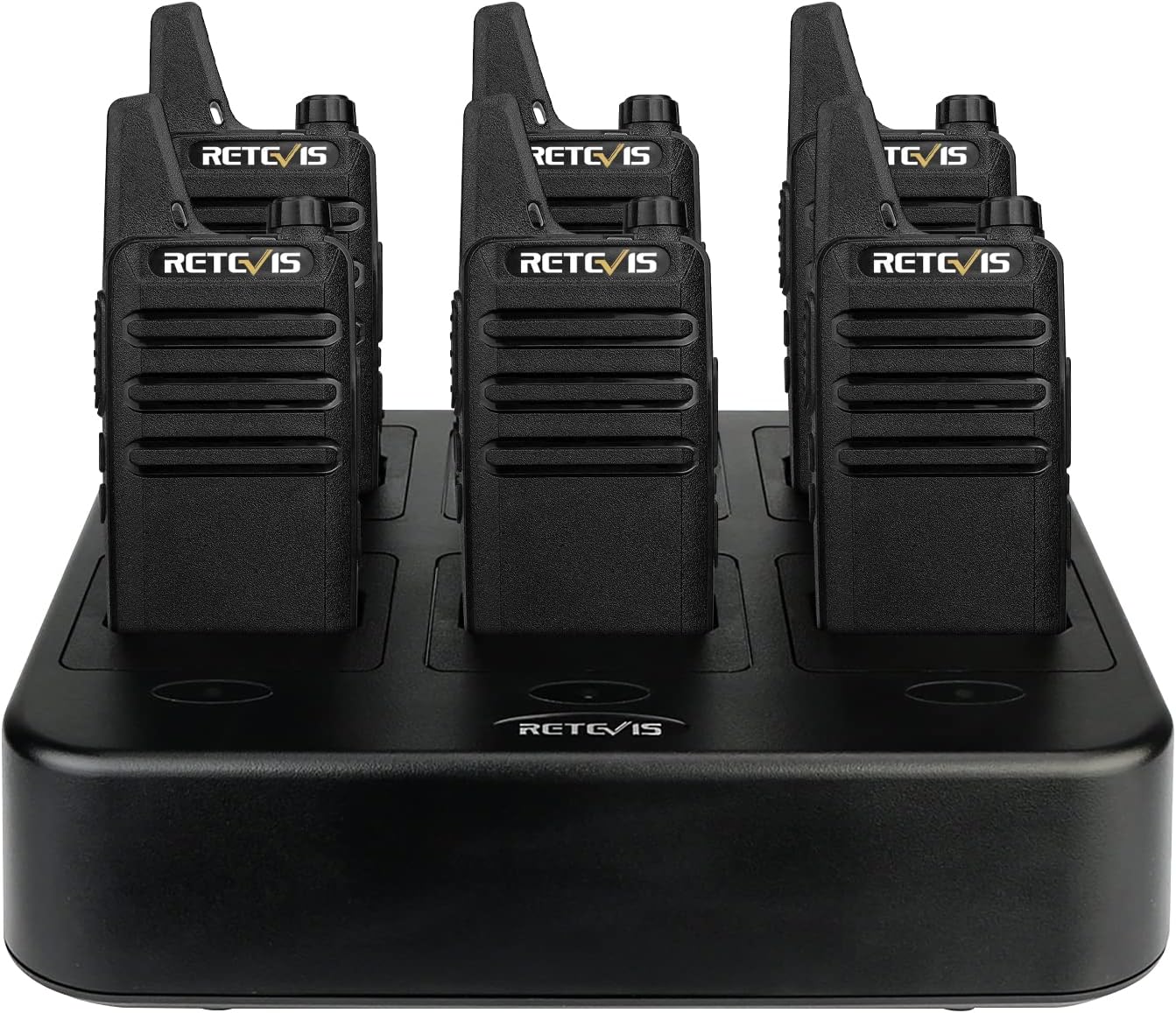 Retevis RT22 Walkie Talkies Rechargeable 2 Way Radios 6 Pack