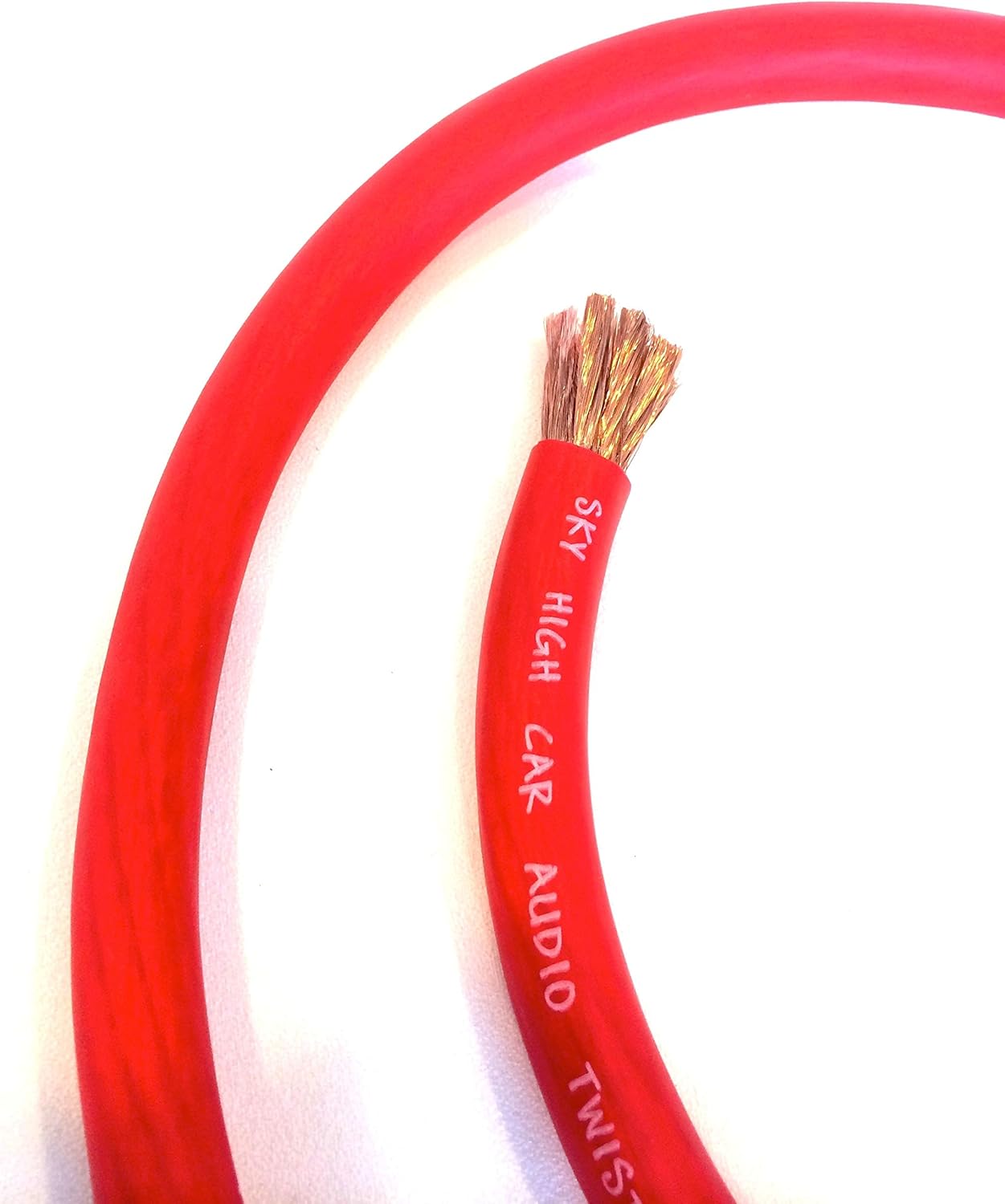 5 ft OFC 1/0 Gauge Oversized RED Power Ground Wire Review