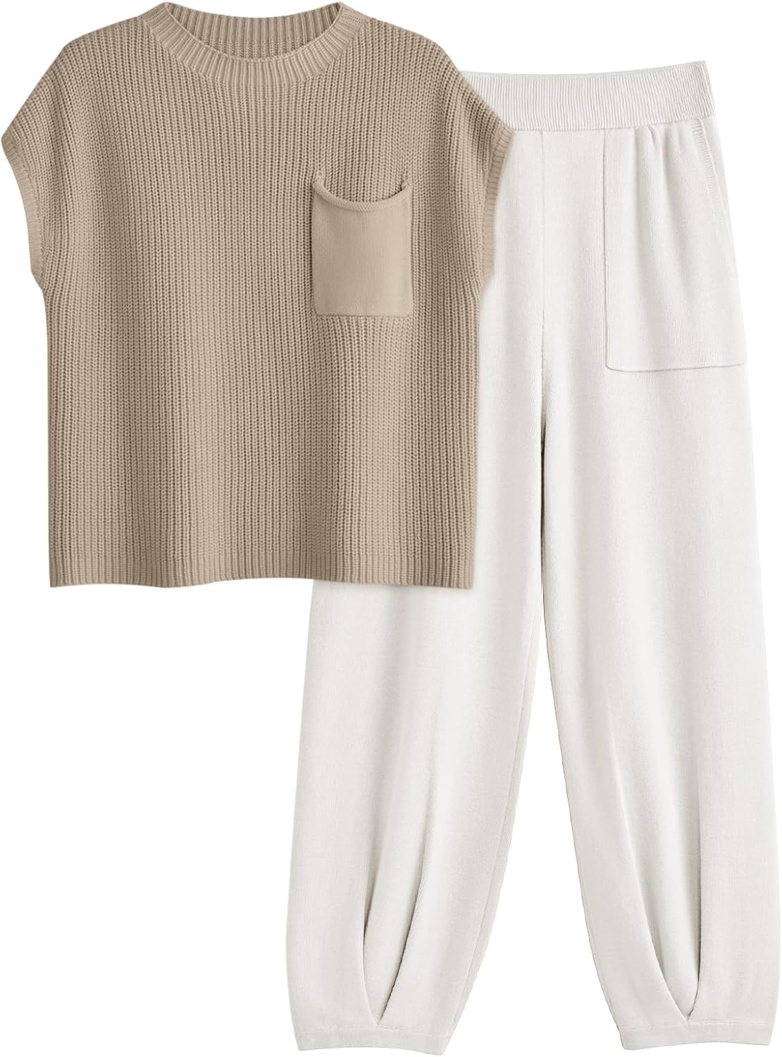 LILLUSORY 2 Piece Knit Sets for Women - Trendy Sweatsuit Style