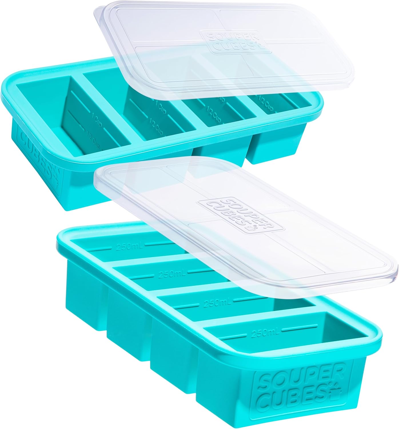 Souper Cubes Silicone Soup Freezer Molds for Meal Prepping
