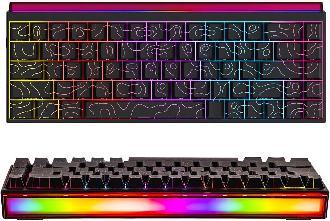 AJAZZ NK68 Wired Gaming Keyboard: Compact Mechanical Marvel