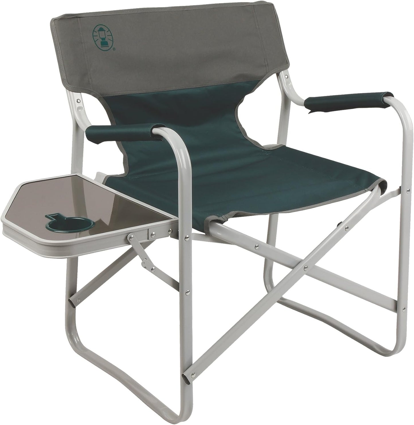 Portable Coleman Camp Chair with Side Table