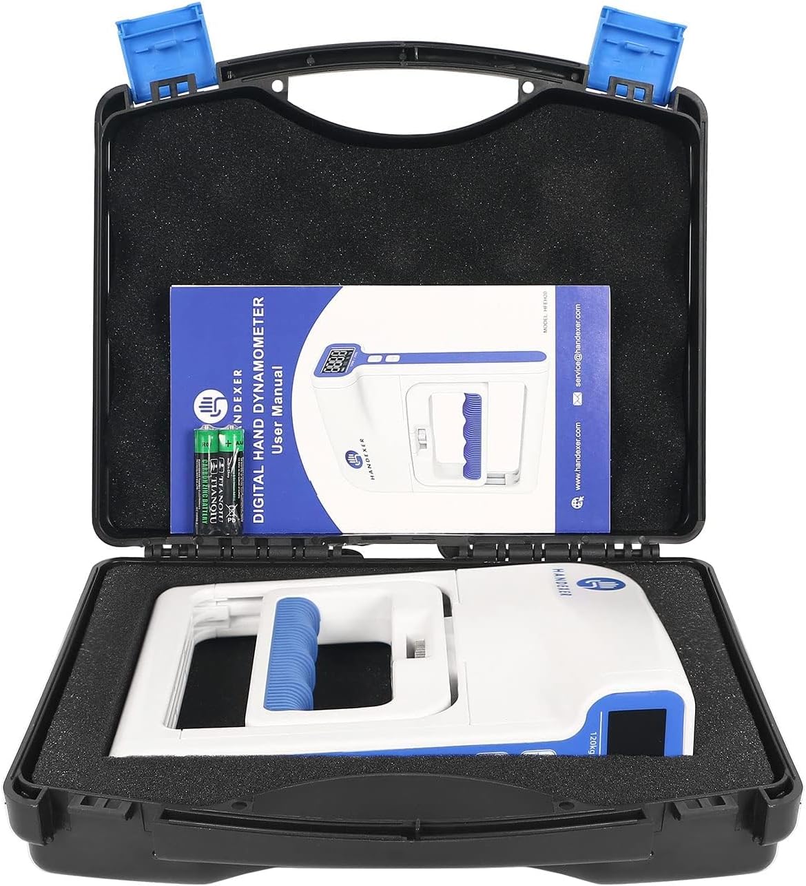 Grip Strength Tester 265lb Digital Hand Dynamometer for Training
