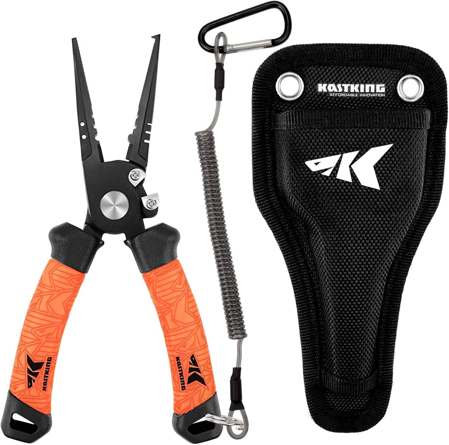 KastKing Speed Demon Pro Pliers - Saltwater Resistant, Tungsten Cutters