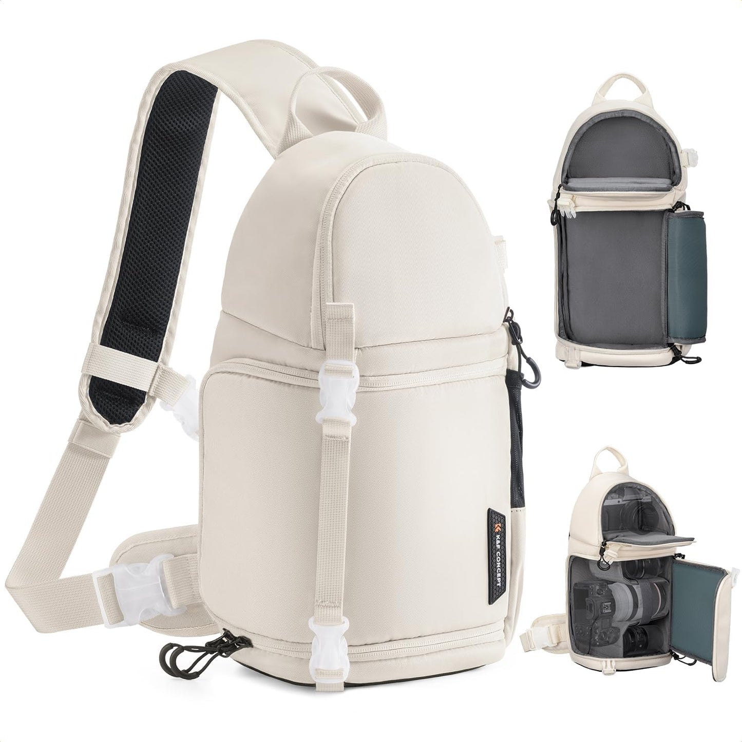 K&F Concept Camera Sling Bag for DSLR and Mirrorless Gear