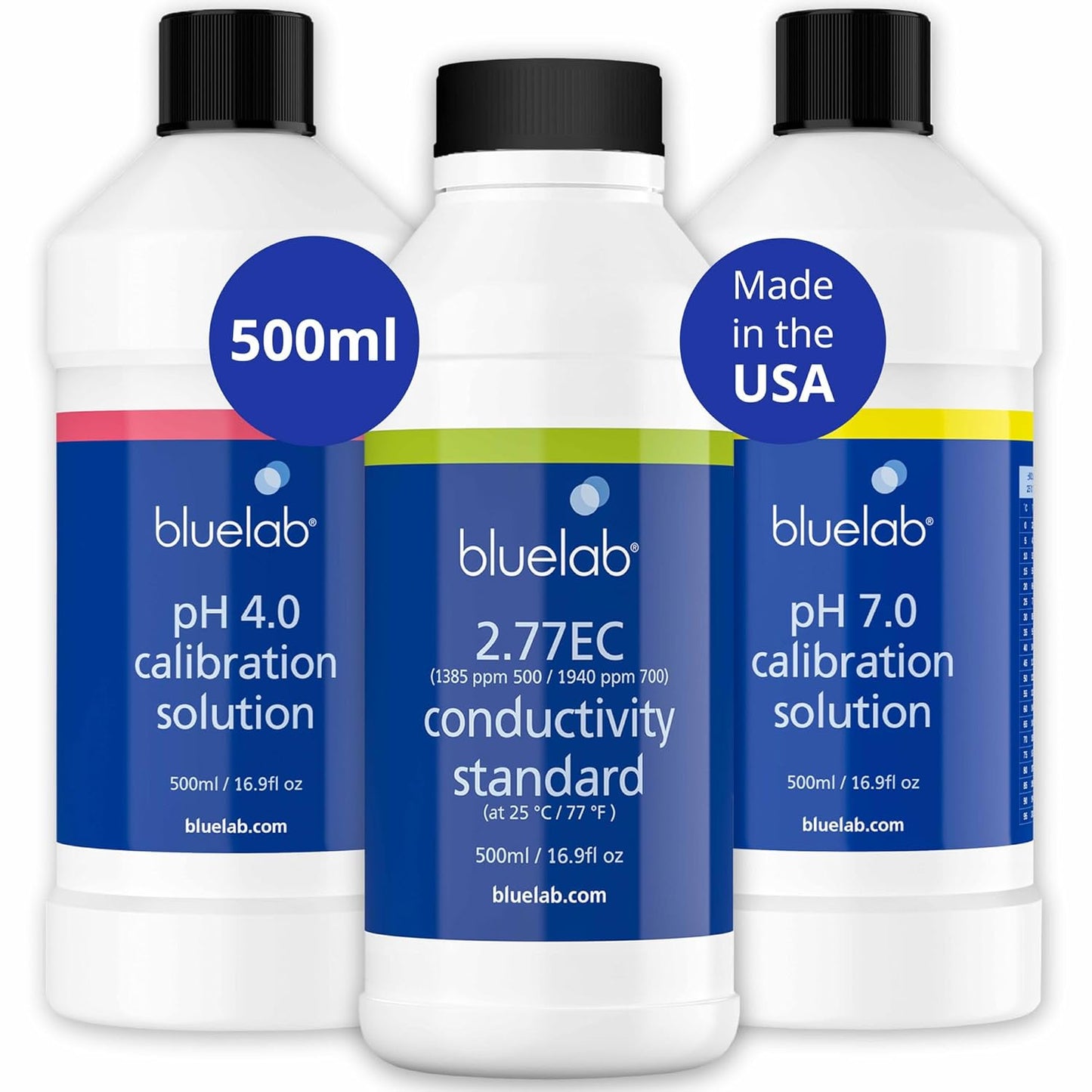 Bluelab Calibration Solution Set for Accurate pH and EC Readings