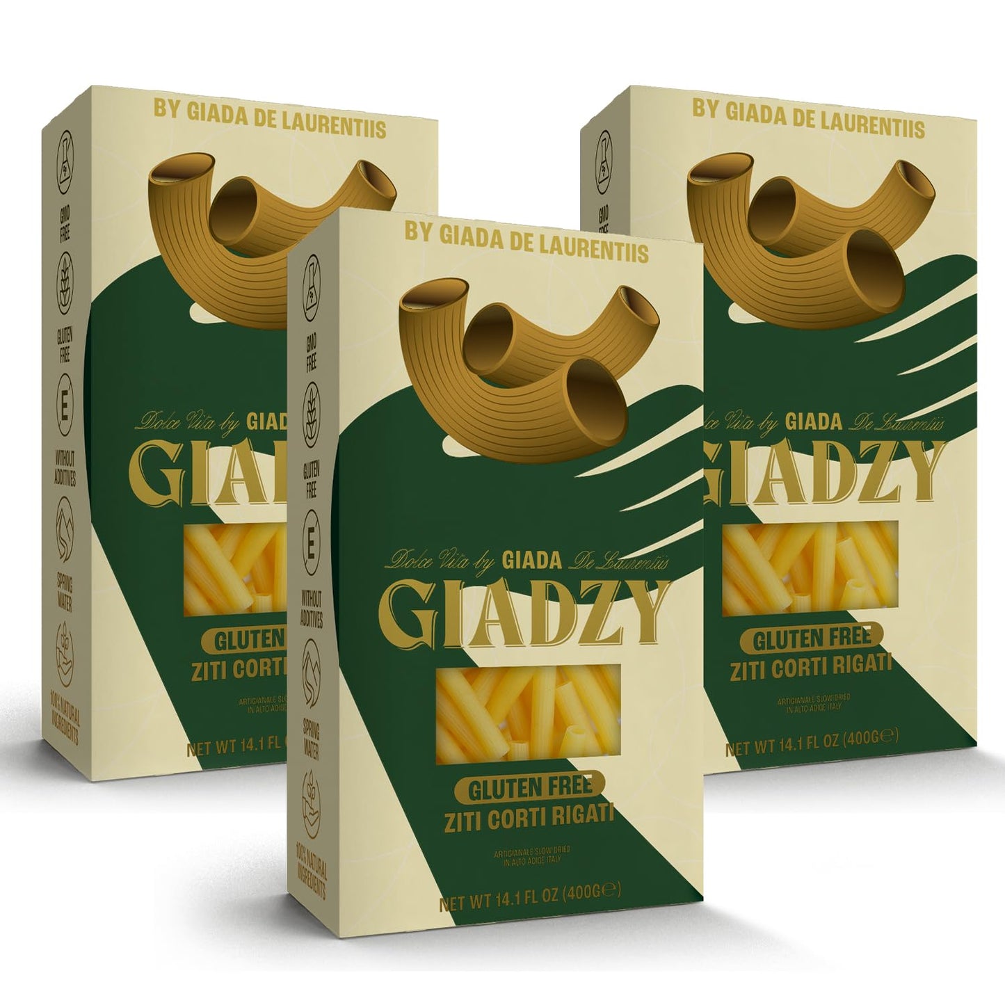 Giadzy Gluten Free Ziti Pasta - Artisanal Italian Goodness