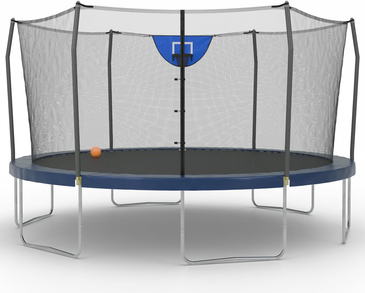 Skywalker Trampoline Outdoor 8 FT with Basketball Hoop Fun