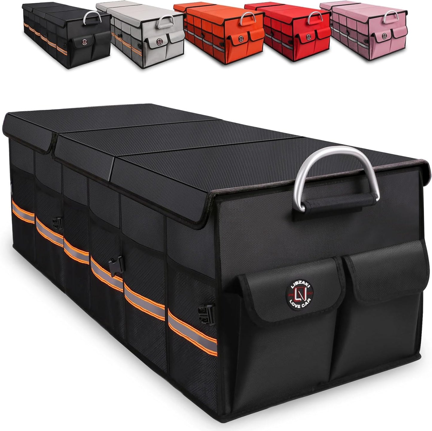 Durable Waterproof Trunk Organizer with Multi Compartments