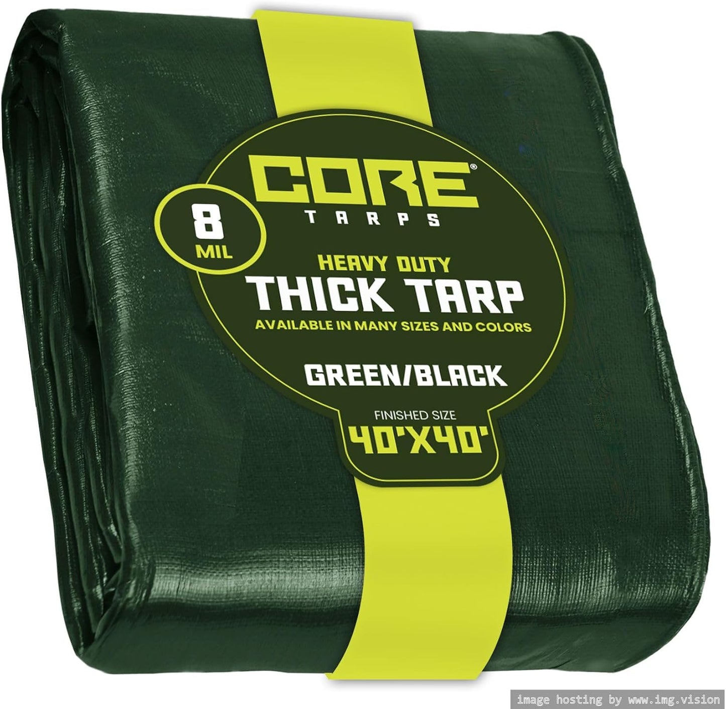 Heavy Duty 8 Mil Tarp Cover for All Weather Protection