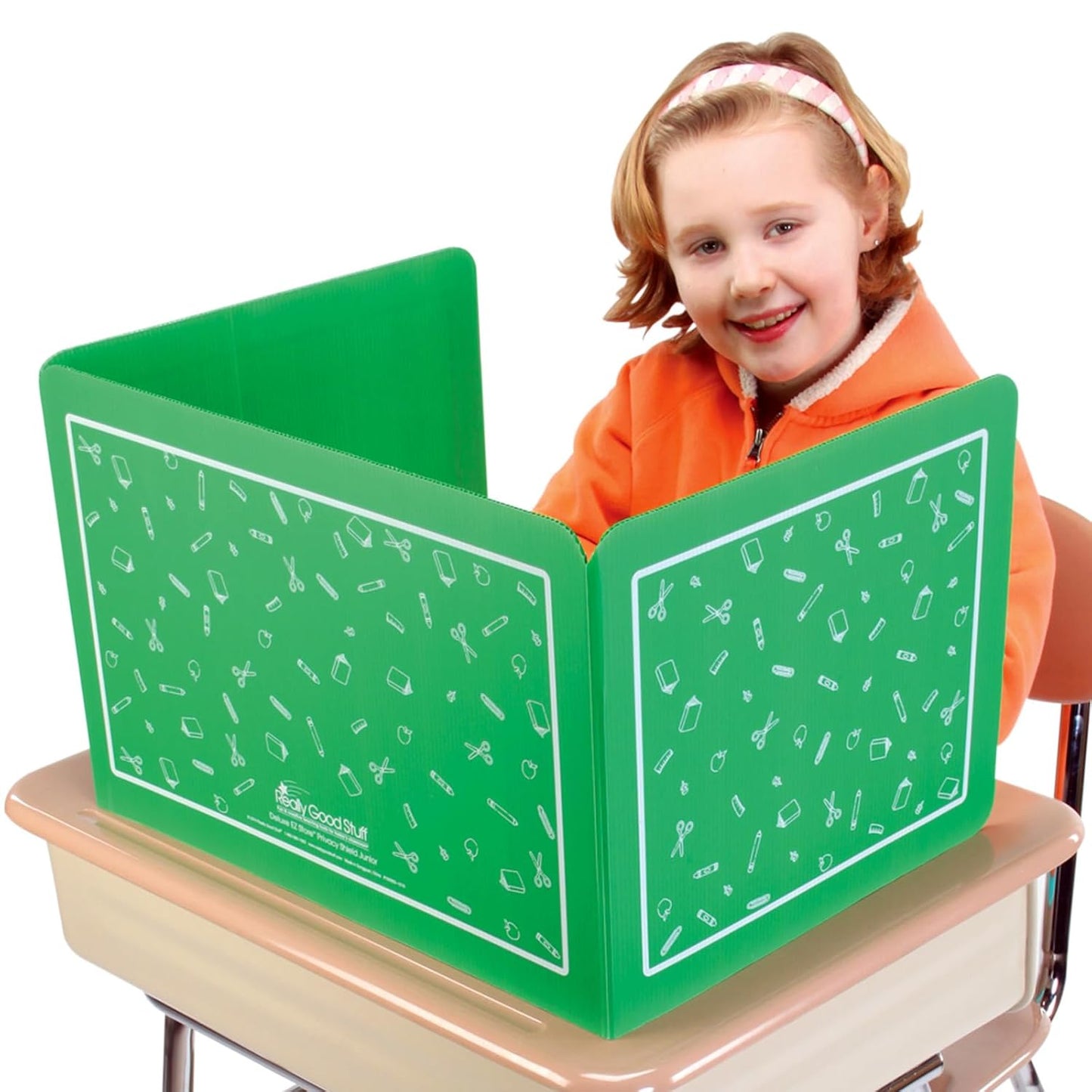 Plastic Privacy Shields for Student Desks - Set of 6 for Focus