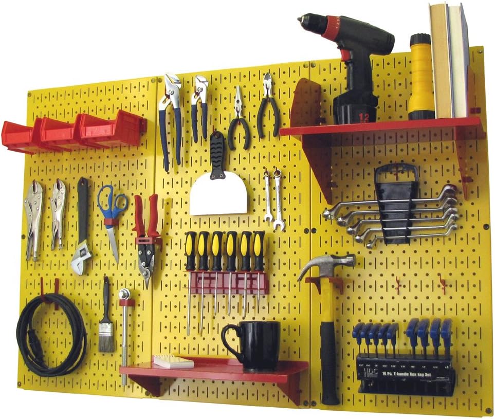 Wall Control Metal Pegboard Organizer for Efficient Tool Storage