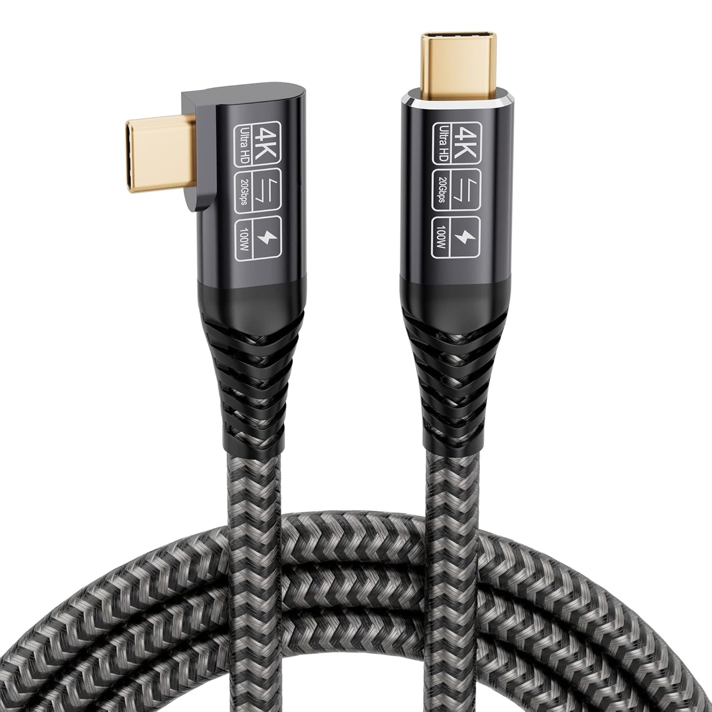 Rapid Charge USB-C 100W/20Gbps Cable for MacBook & More