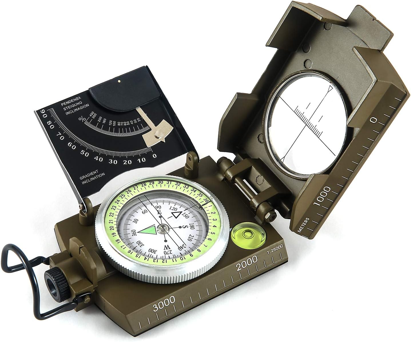 Eyeskey Military Compass | Impact Resistant for Outdoor Adventures