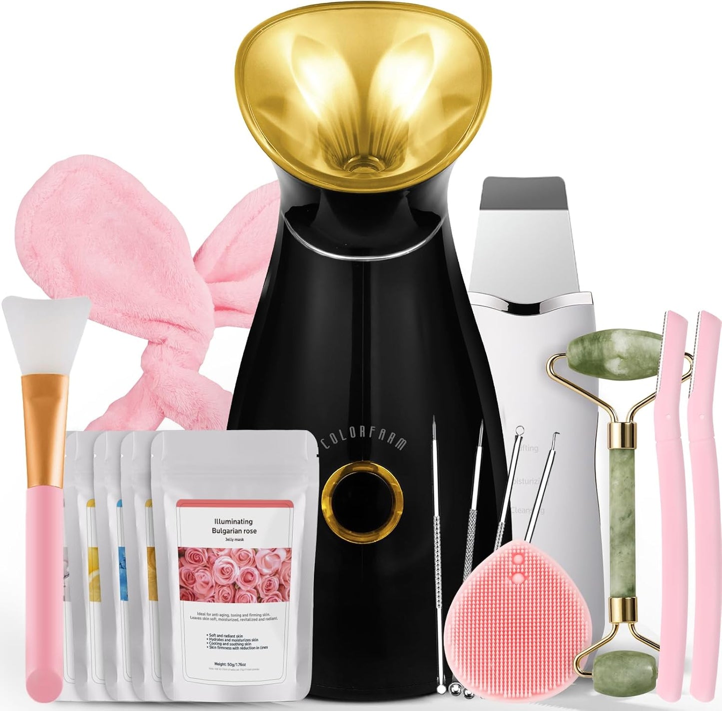 Colorfarm Facial Steamer Nano Ionic for Deep Cleaning Pores