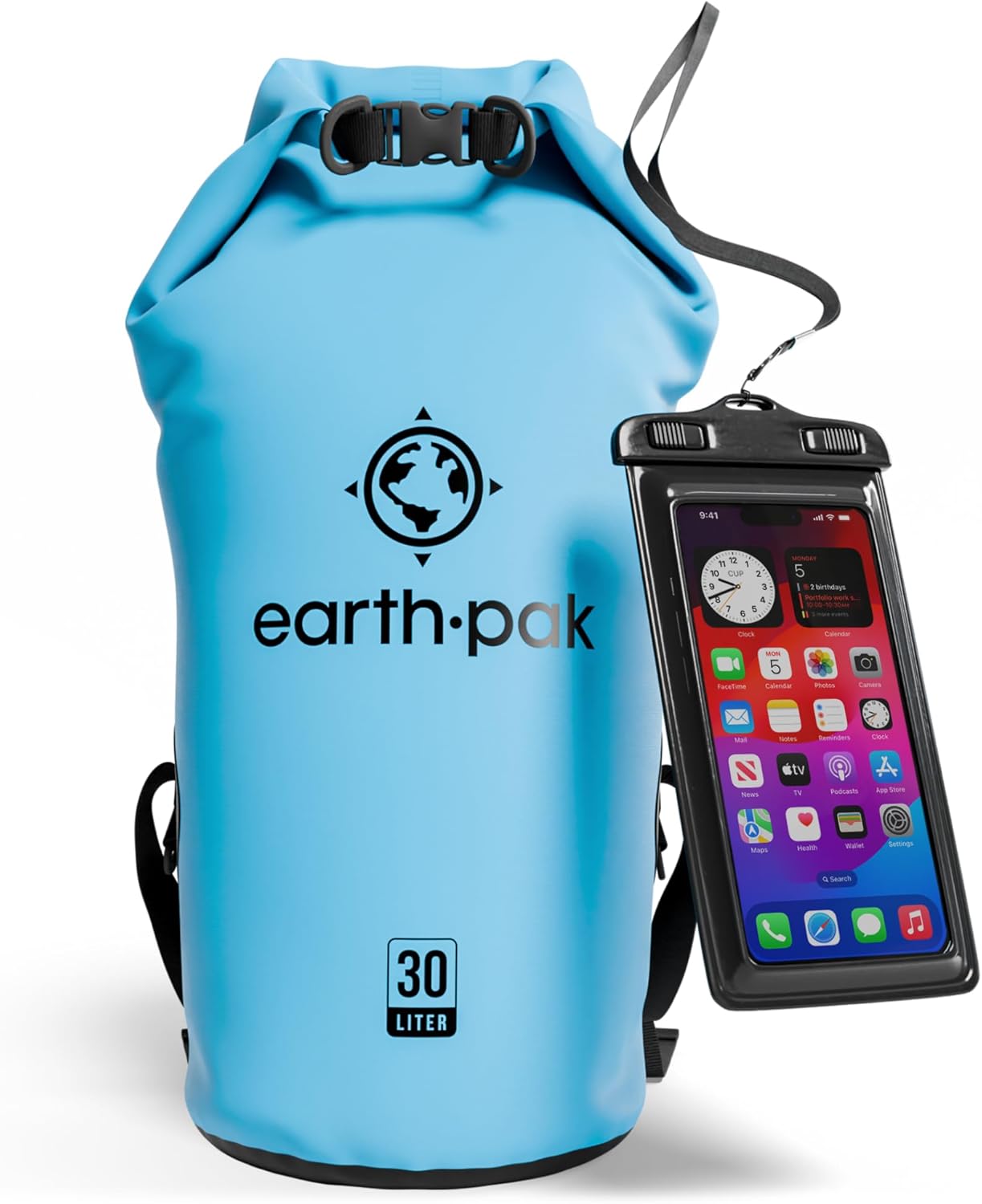 Earth Pak Waterproof Dry Bag - Reliable Roll Top Design