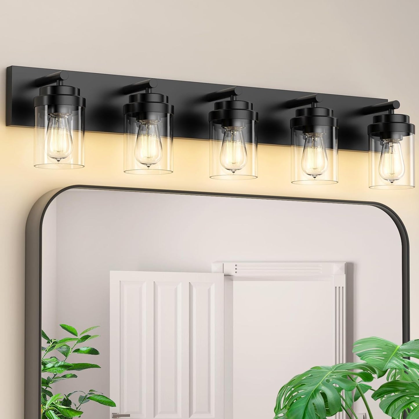 IZORRO 5-Light Bathroom Vanity Light Fixture for Modern Spaces
