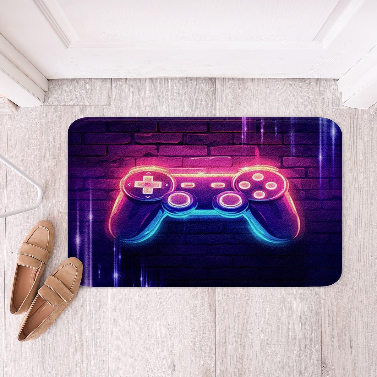 Game On: Kids Gamer Bath Mats for Vibrant Bathroom Fun!