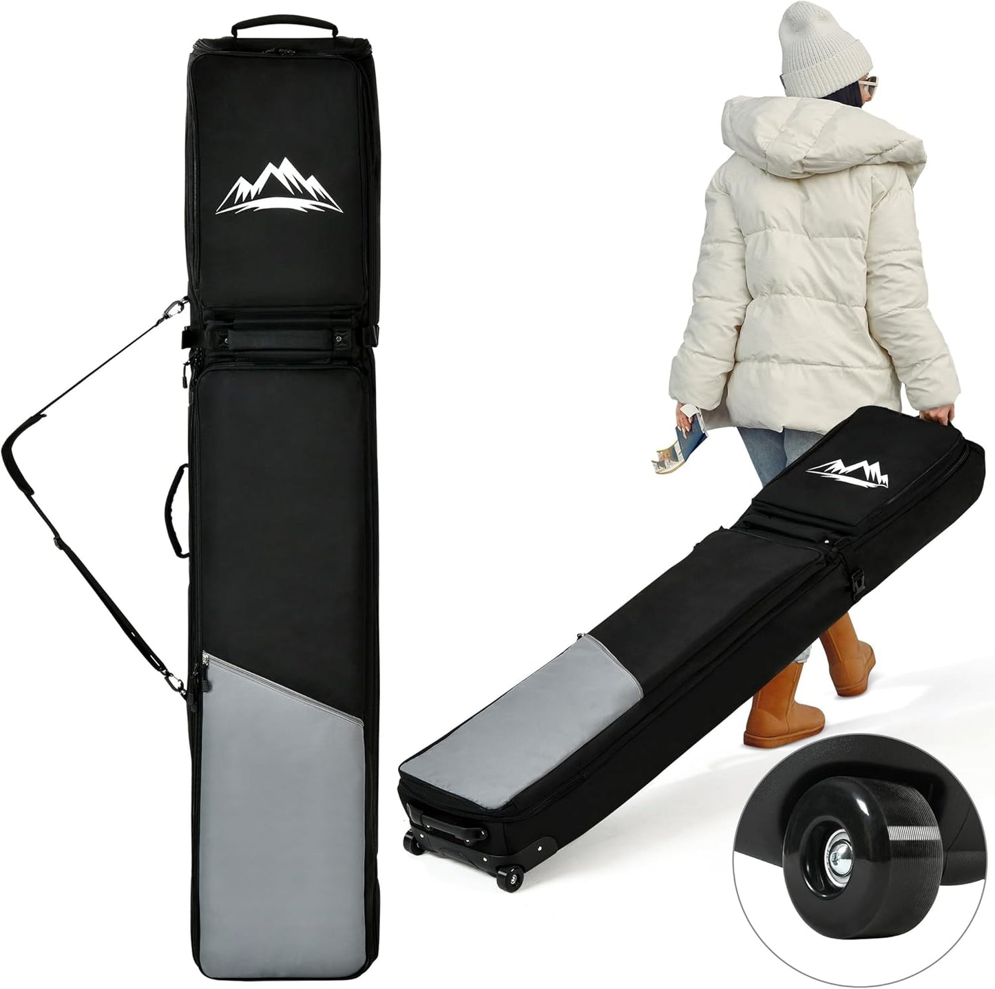 Ultimate Ski Travel Bag: 900D Padded Protection