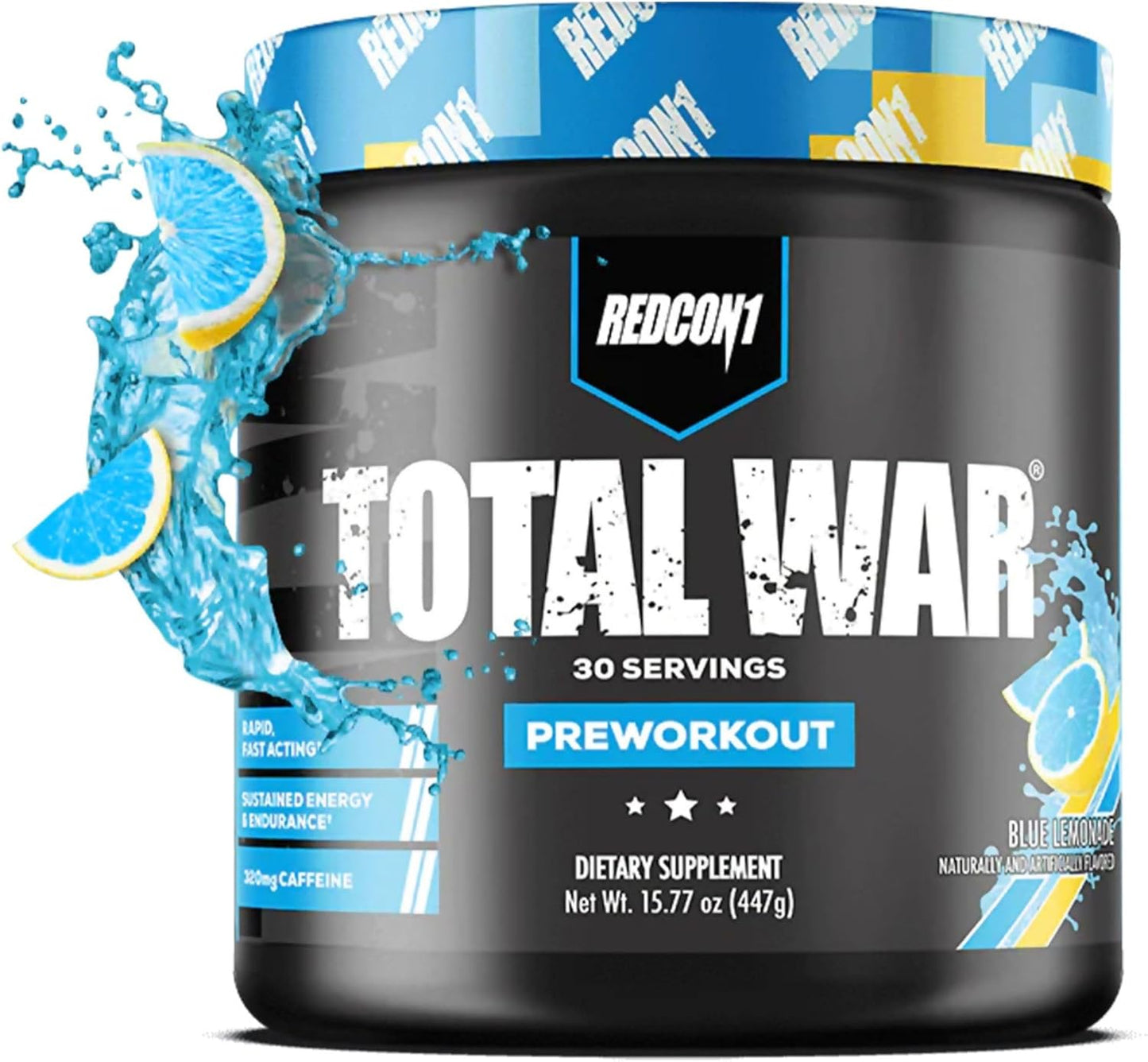 Total War Pre Workout for Men & Women - Blue Lemonade Flavor