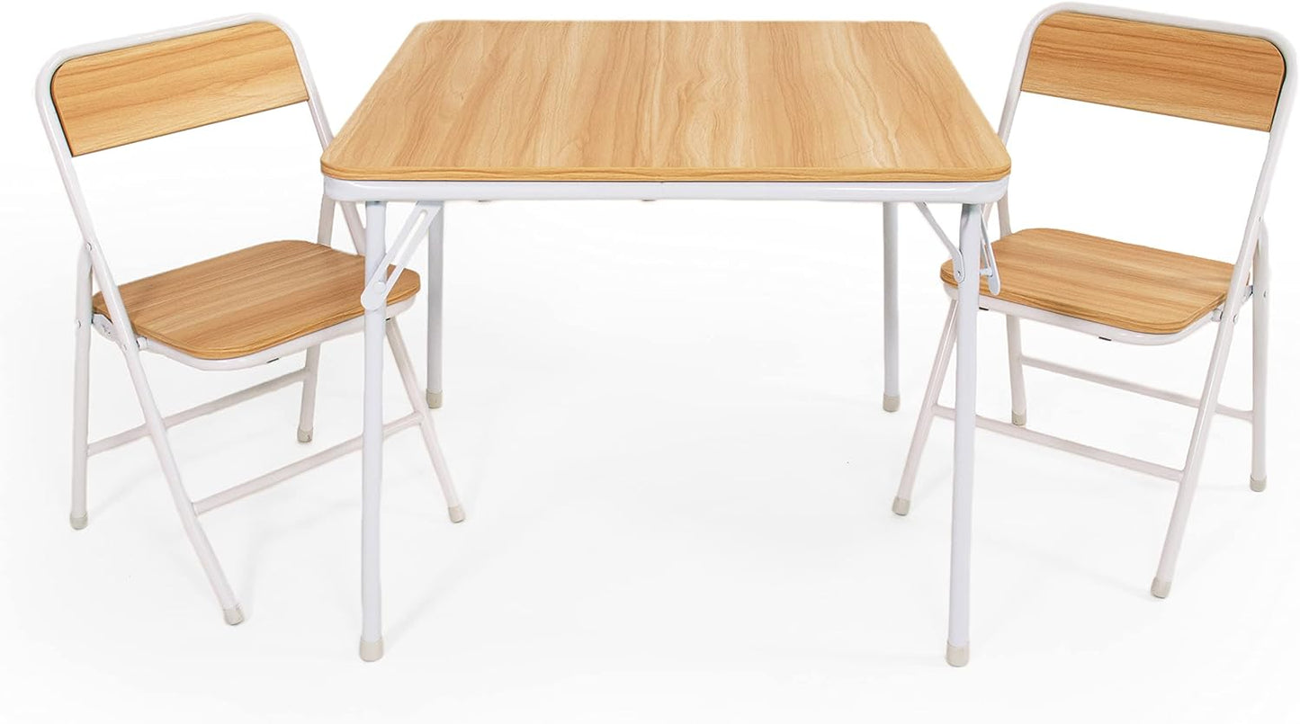 Humble Crew Journey 3-Piece Toddler Wood Table & Chairs Set