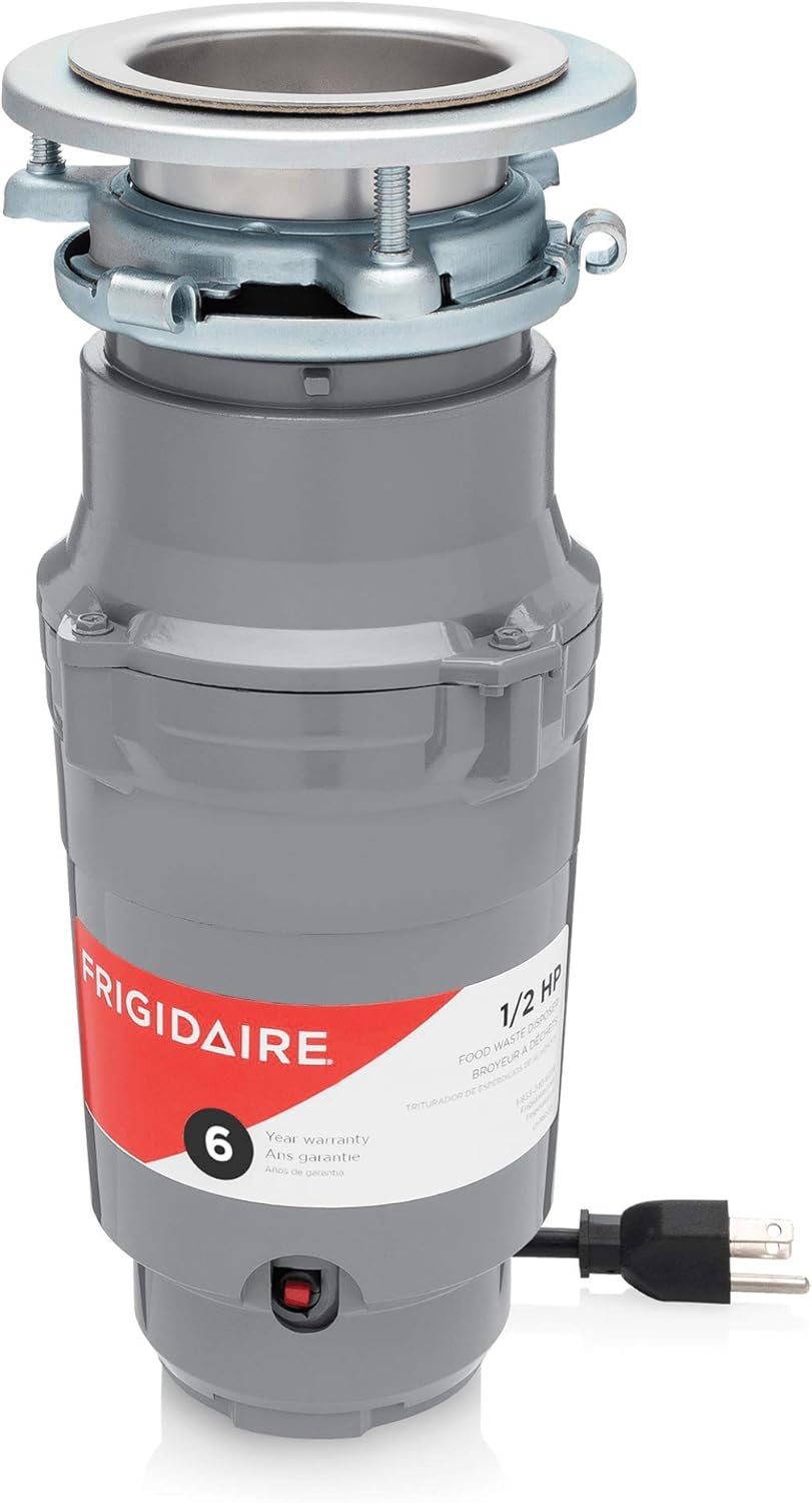 Frigidaire 1/2 HP Corded Garbage Disposal for Kitchen Sinks