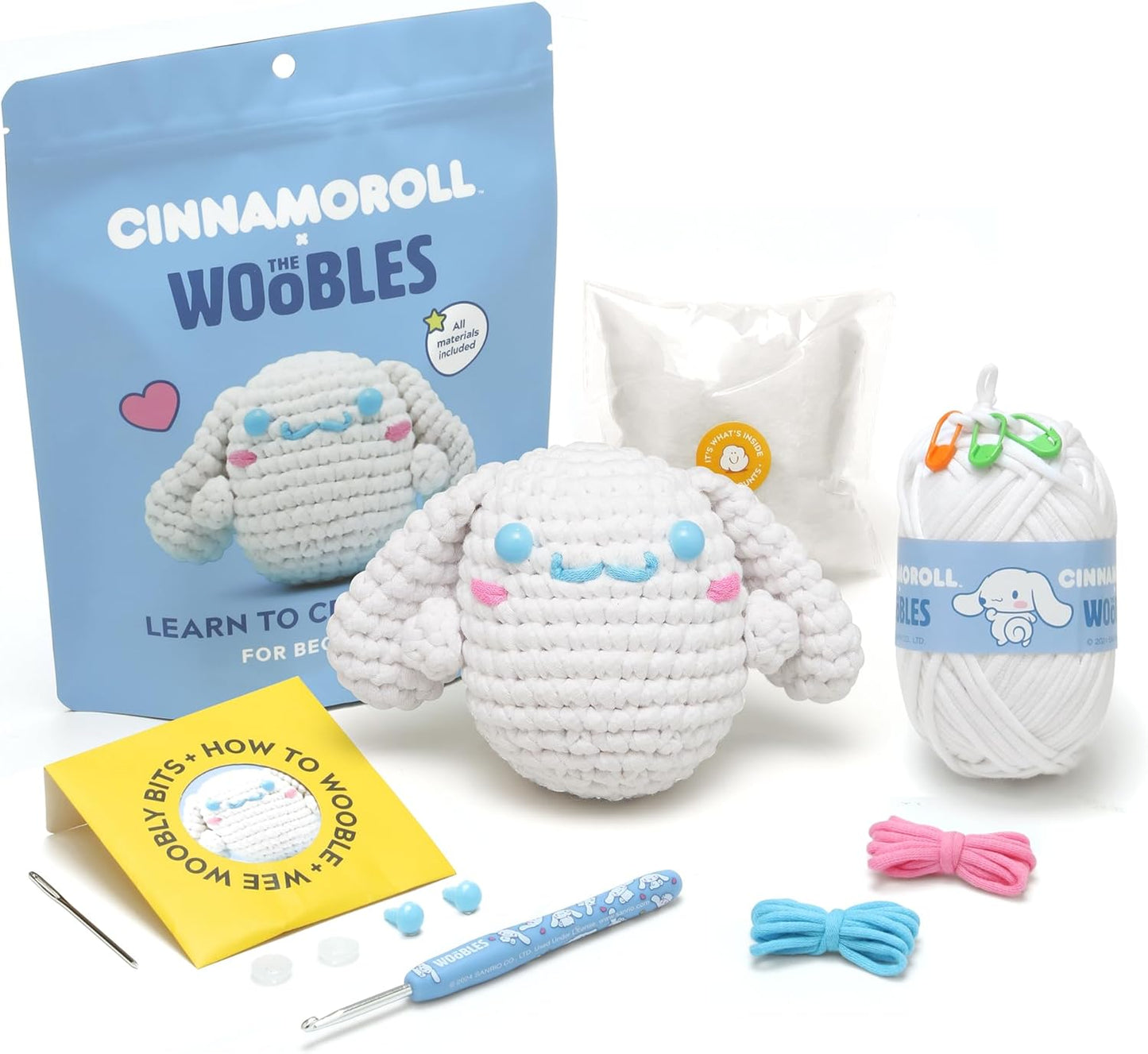 Hello Kitty Crochet Kit for Beginners - Create Adorable Plushies