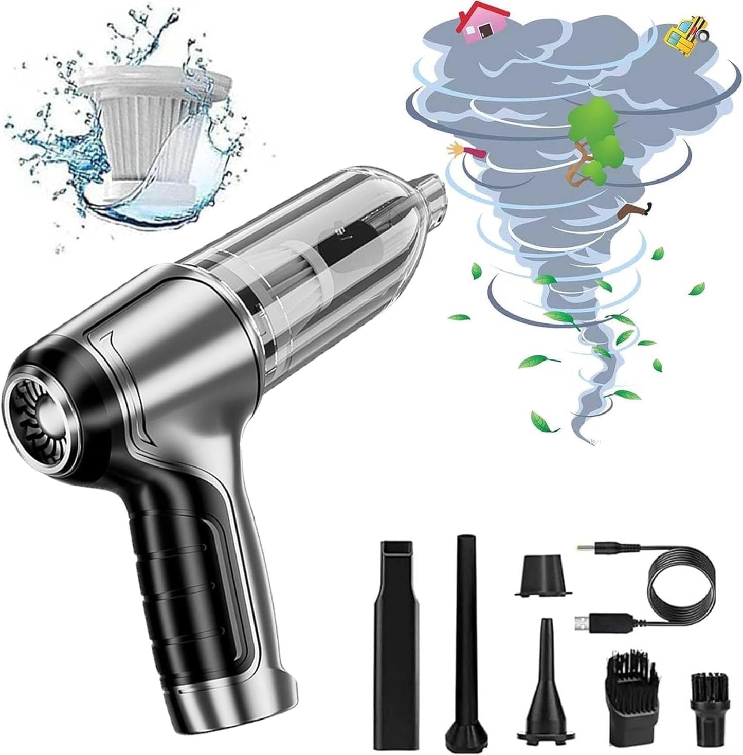 Airified Pro V2 Portable Air Blower and Car Vacuum Cleaner