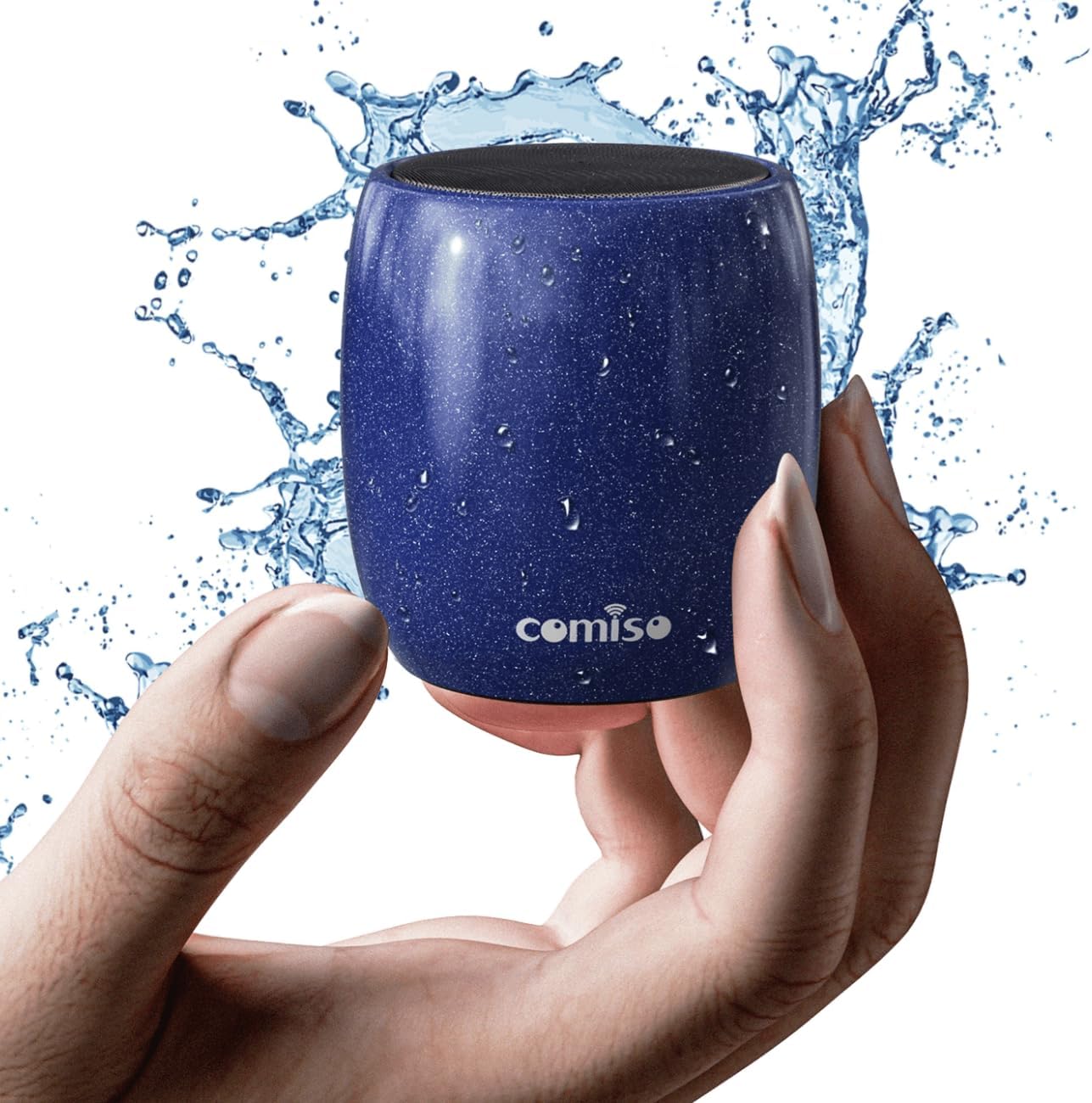 360HD Stereo Mini Speaker - Bass Boost, Waterproof, Portable
