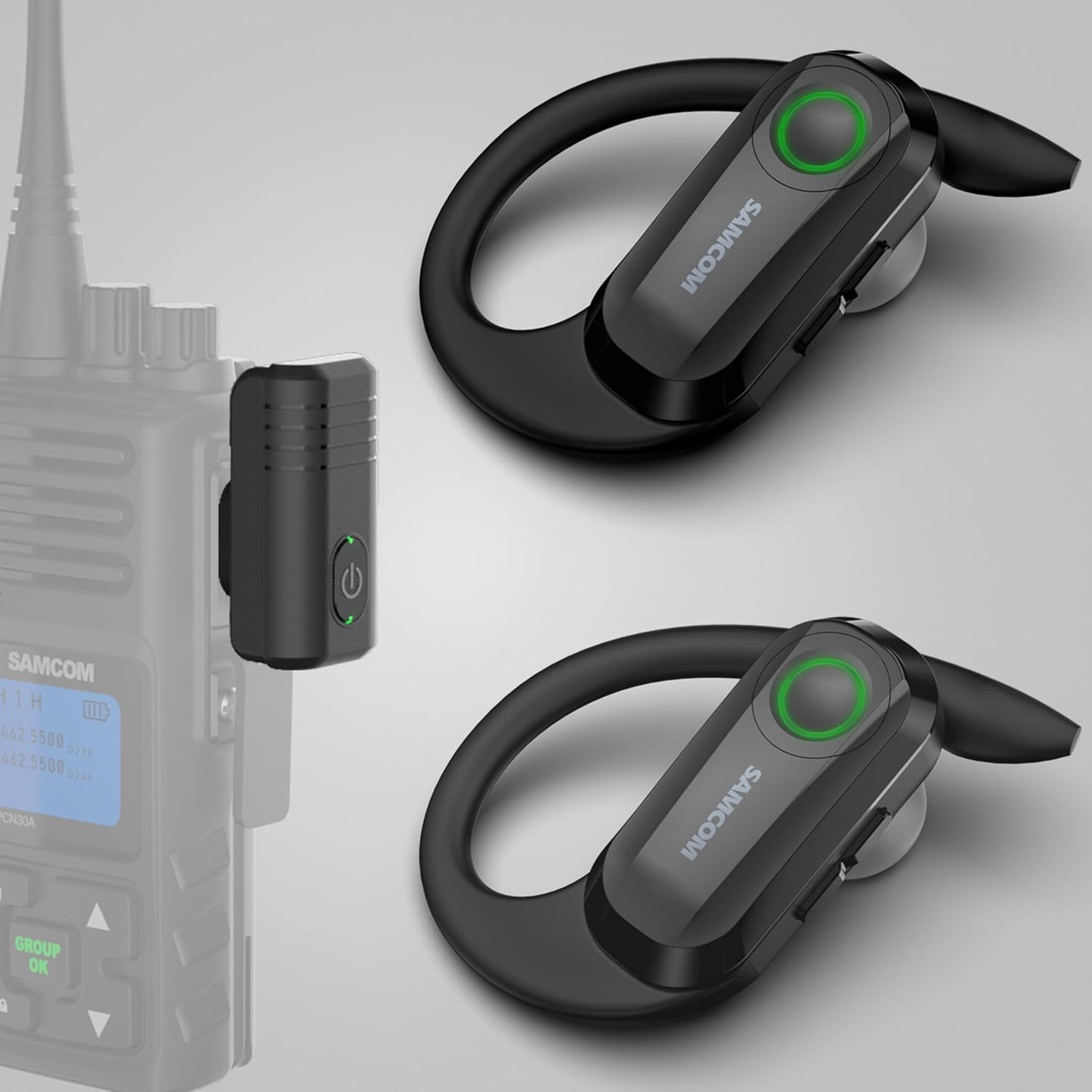 BTEAR02B Wireless Radio Earpiece for Hands-Free Communication