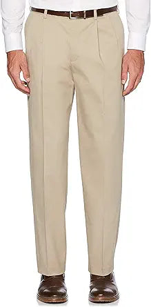 Savane Men's Big & Tall Pleated Performance Chino Pant Review