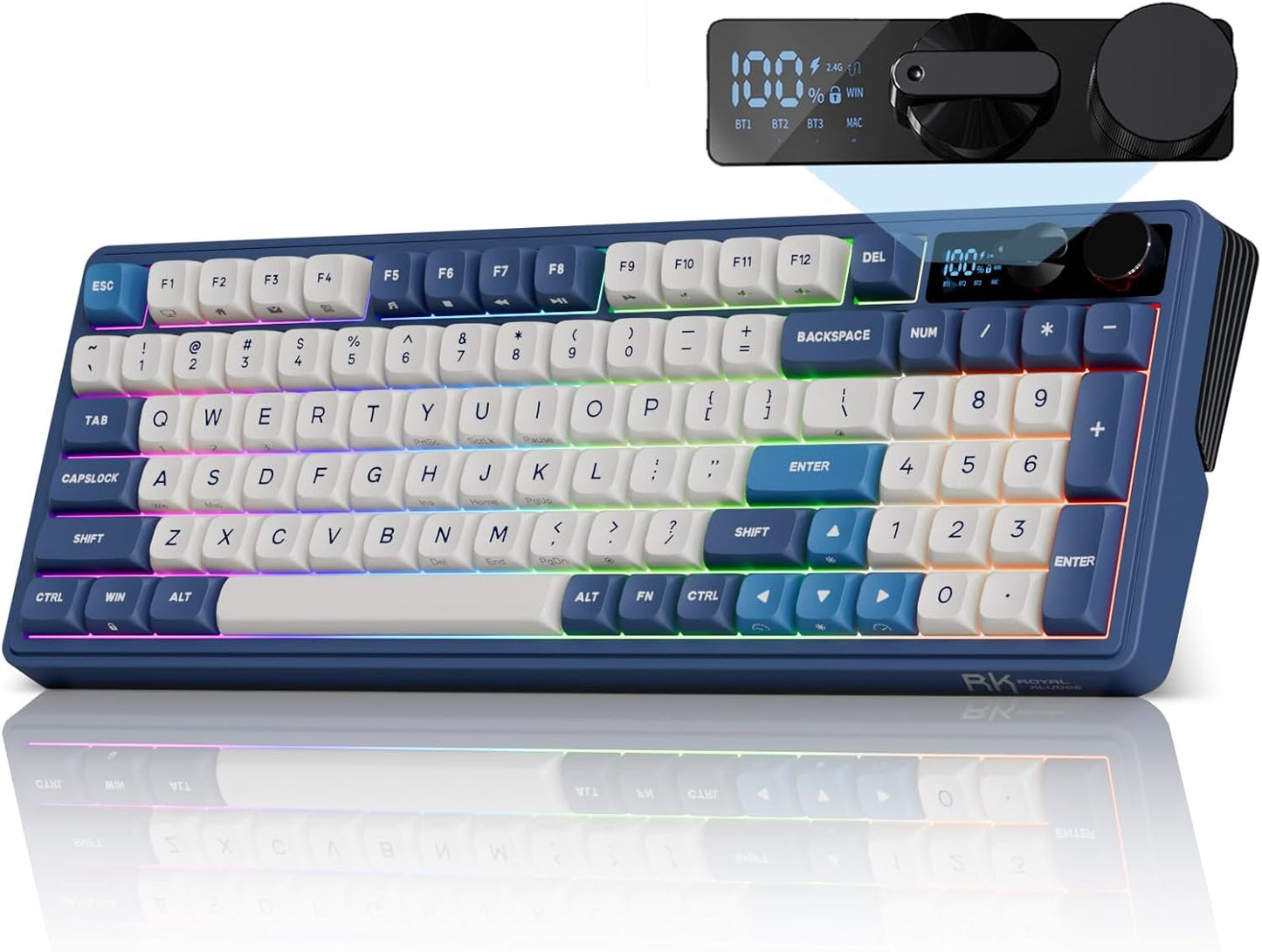 RK ROYAL KLUDGE M100 Wireless Mechanical Keyboard Review