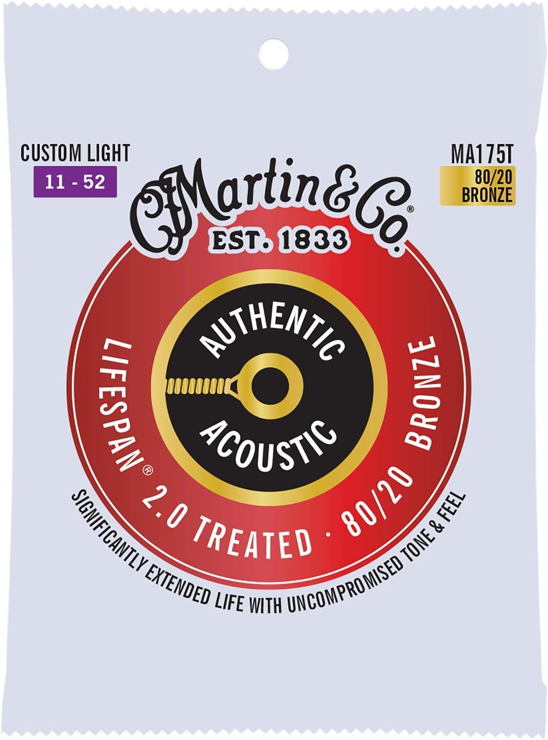MARTIN Authentic Acoustic Guitar Strings - Extended Lifespan for Exceptional Performance