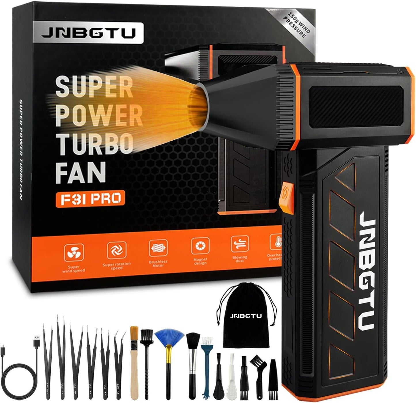 Powerful 16-in-1 Jet Air Blaster - Fast Cleaning Solution