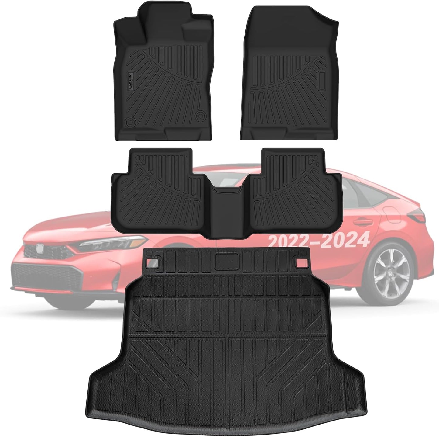 Custom Fit Floor Mats for 2022-2025 Honda Civic Hatchback