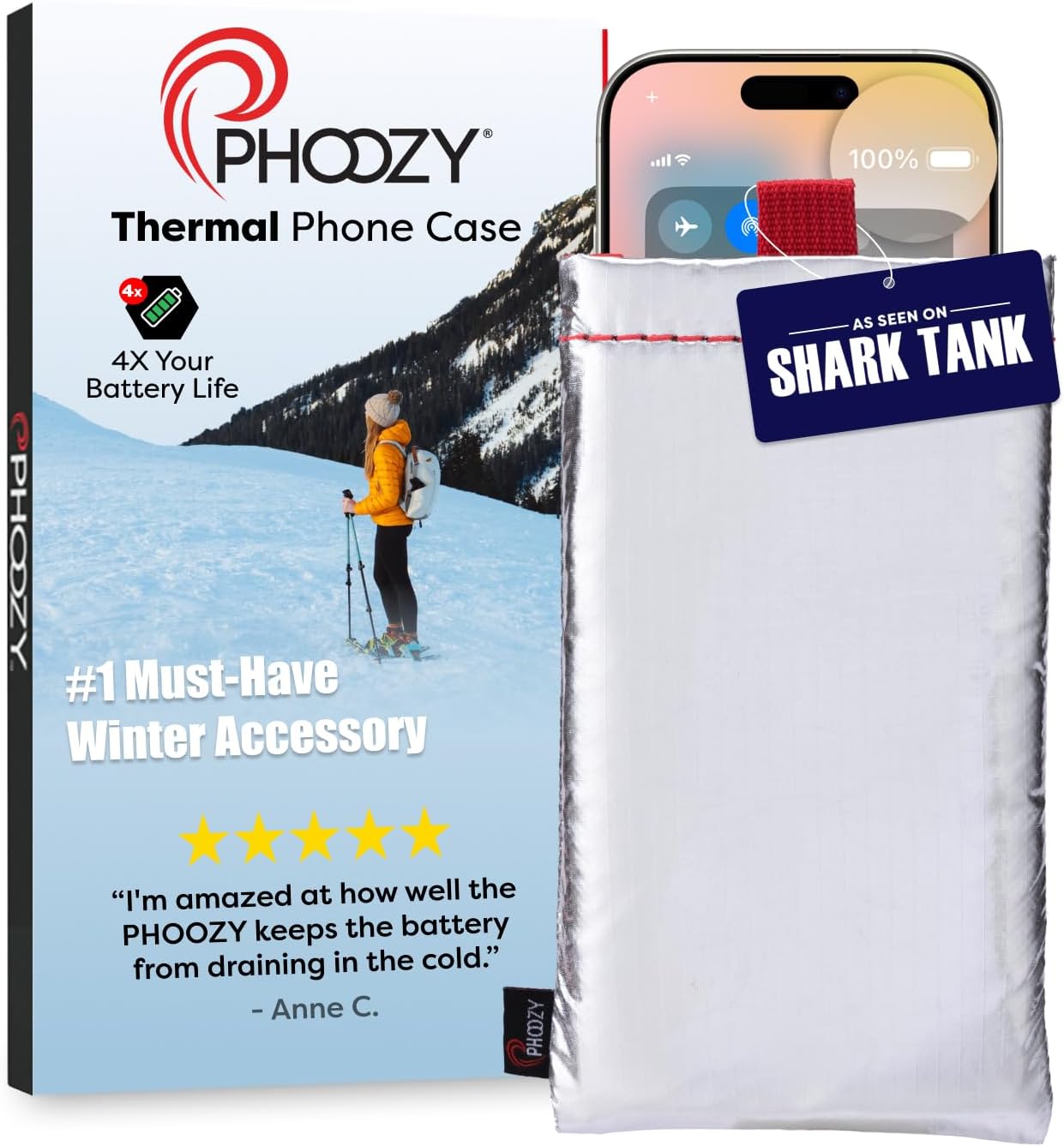 PHOOZY Apollo Thermal Phone Case for Cold Weather Protection