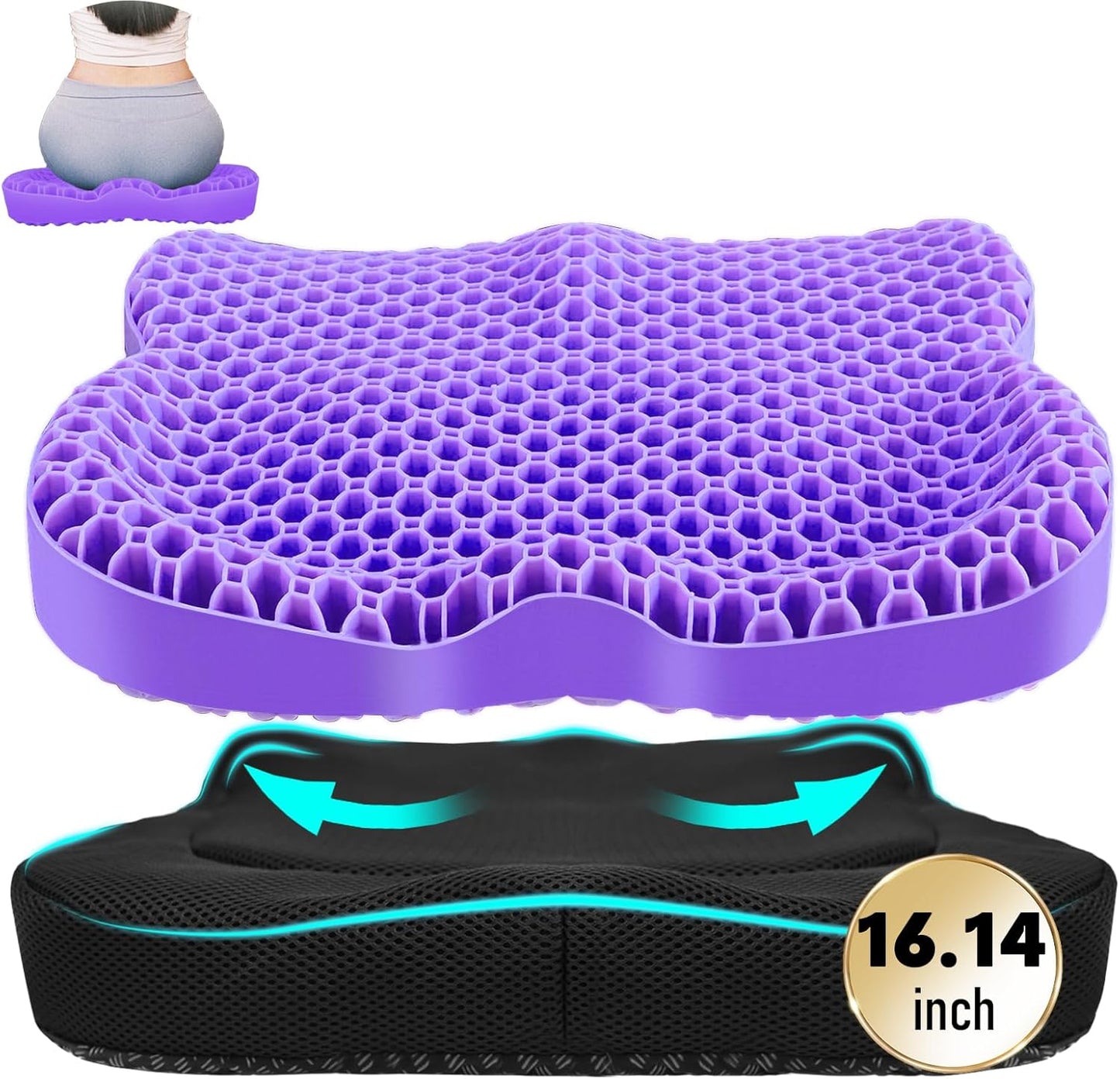 Pressure-Relief Cooling Gel Cushion by NEW-Vi