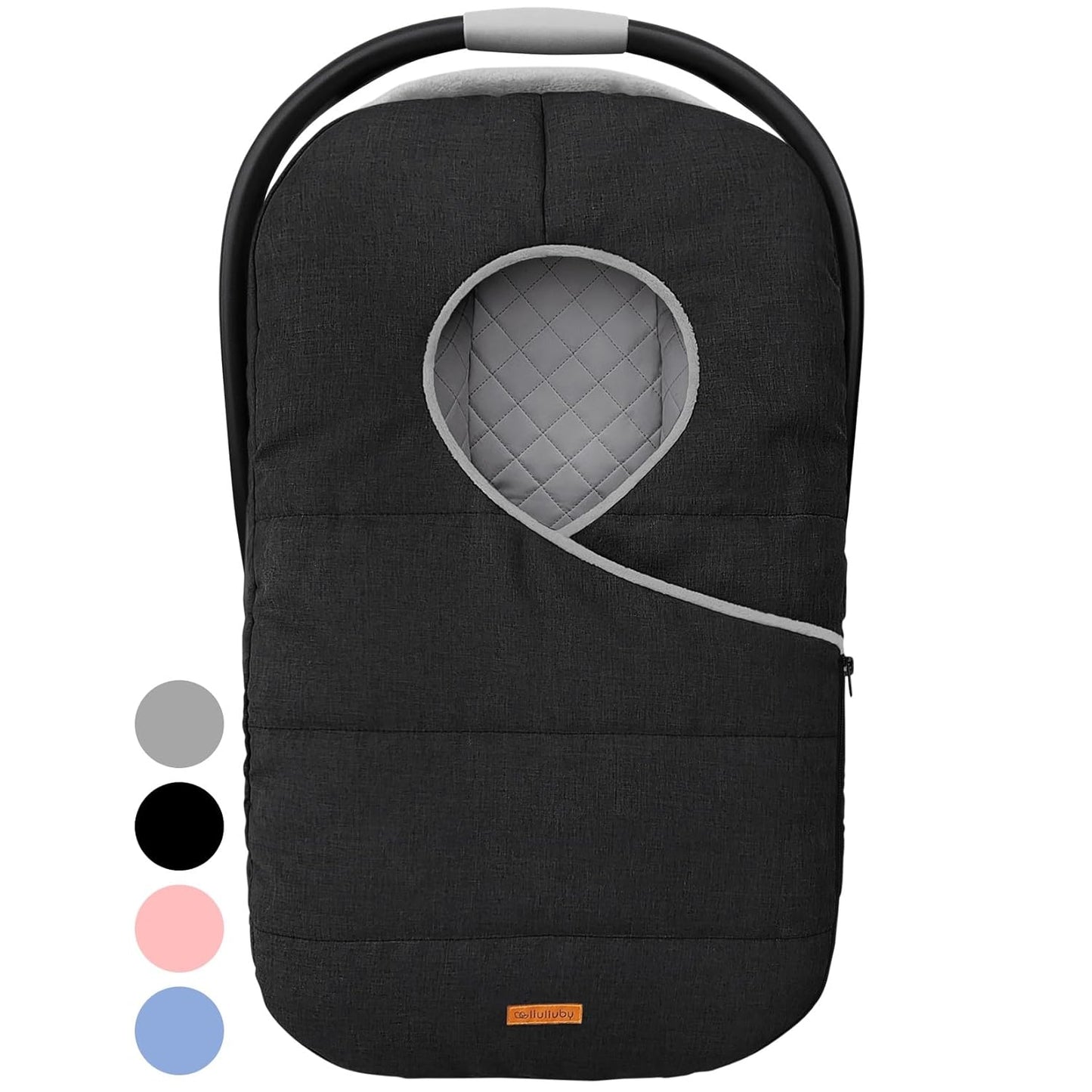 liuliuby Winter Carseat Covers for Baby - Warm Fleece Canopy