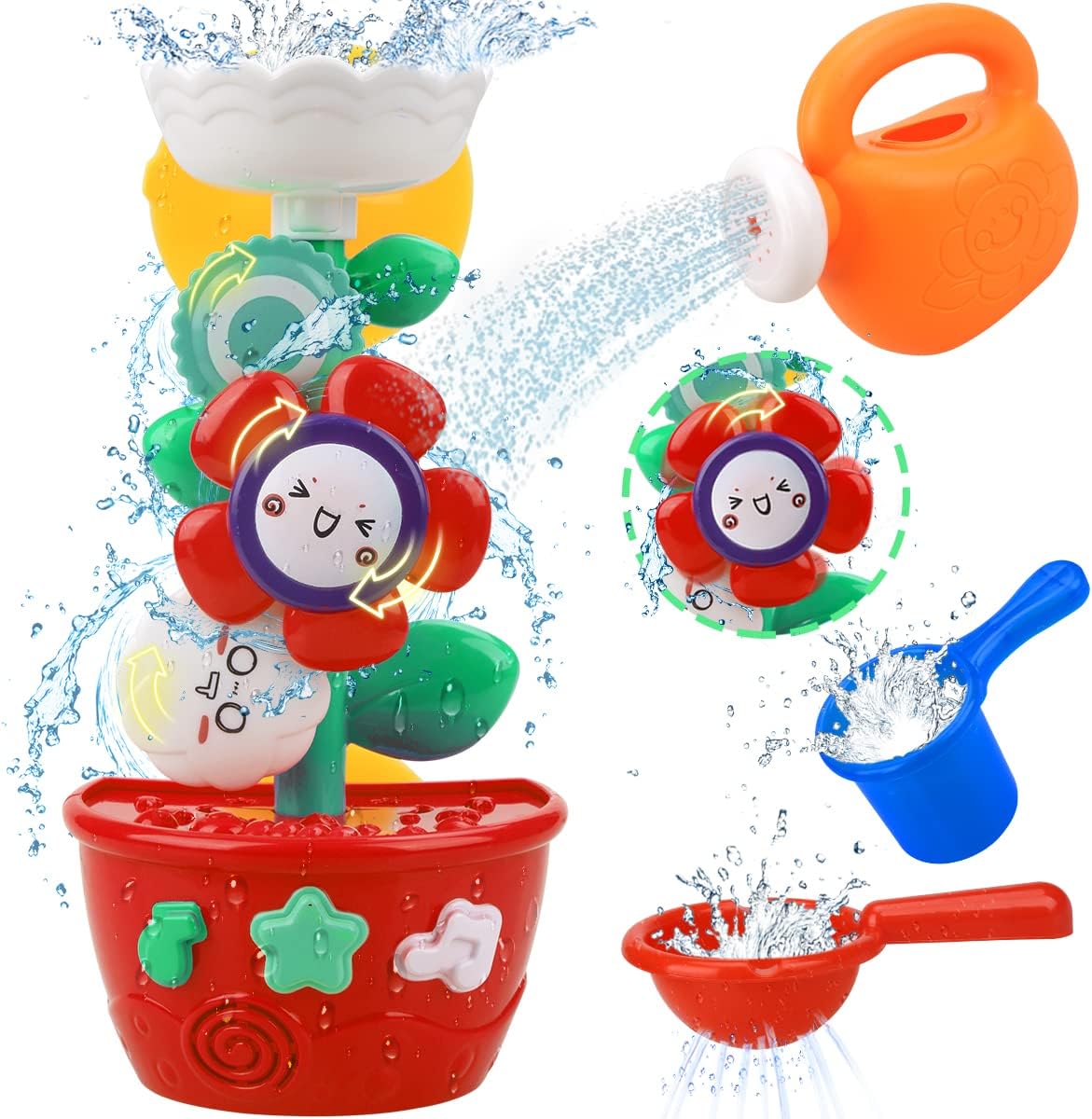 1-3 Year Olds Water Bath Fun Set by GOODLOGO