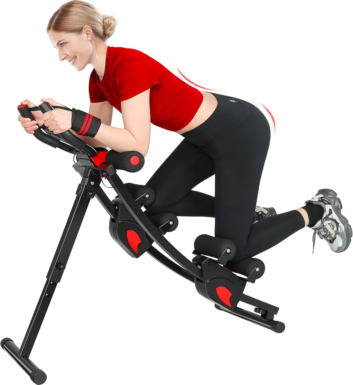 GIKPAL Ab Machine for Home Gym - Adjustable Crunch Trainer